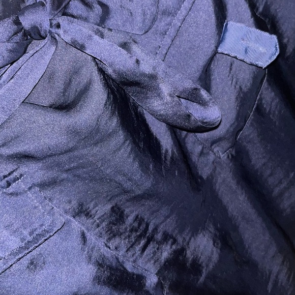 Derek Heart strapless mini 4 pocket Navy dress large romper elastic tube top - Picture 6 of 7